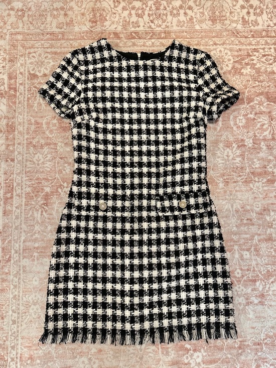 BeBop Dresses & Skirts - Like New 🖤 Tweed Houndstooth Mini Dress